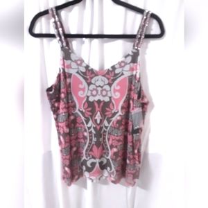 Sleeveless vee-neck top - INC by Macy's